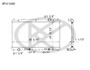Koyorad Radiator A13440 for 2014-2018 INFINITI 3.5L 3.7L (Q50)