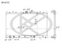Koyorad Radiator A2723 for 2004-2008 Mitsubishi 3.8L 2.4L (Galant)