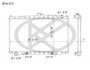 Koyorad Radiator A1573 for 1993-2001 Nissan 2.4L (Altima)