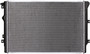 Engine Cooling Radiator Radiator CU13272 for 2009-2018 Volkswagen 2.0L 1.4L (Tiguan, Tiguan Limited)