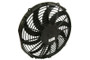 CSF All-Aluminum Fan Shroud with 12in SPAL Fan for 1992-2000 Honda Civic - Black Finish