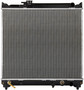 Engine Cooling Radiator Radiator CU1864 for 1992-1998 Chevrolet/Geo/Suzuki 1.6L (Tracker, Sidekick)