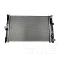 TYC Radiator 13187 for 2007-2012 Ford/Lincoln 3.5L (Fusion, MKZ)