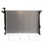 TYC Radiator 13777 for 2019-2020 Hyundai/Kia 2.4L (Santa Fe, Sorento)