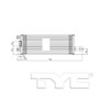 TYC Trans. Oil Cooler 19068 for 2012-2018 Jeep 3.6L (Wrangler, Wrangler JK)