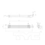 TYC Trans. Oil Cooler 19137 for 2002-2008 Jaguar 3.0L 2.5L (X-Type)