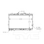 TYC Radiator 2388 for 2001-2008 Hyundai 2.0L 2.7L (Elantra, Tiburon)