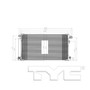 TYC Condenser 30029 for 2016-2022 Toyota 1.8L (Corolla, Prius)