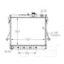 TYC Radiator 2855 for 2006-2012 Chevrolet/GMC/Hummer 5.3L 3.7L (Colorado, Canyon, H3, H3T)