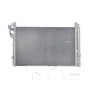 TYC Condenser 30128 for 2018-2023 Genesis/Kia 2.0L 3.3L (G70, Stinger)