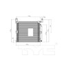 TYC Condenser 30020 for 2016-2023 Toyota 3.5L 2.7L (Tacoma)