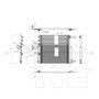 TYC Condenser 3878 for 2009-2011 Dodge/Ram 5.7L 4.7L (Ram 1500, 1500)