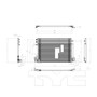 TYC Condenser 4224 for 2013-2023 Cadillac/Chevrolet 2.0L 2.5L (ATS, CTS, Camaro)