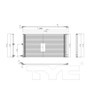 TYC Condenser 3975 for 2011-2017 Ford/Lincoln 3.5L 5.0L (Expedition, F-150, Navigator)