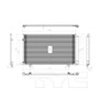 TYC Condenser 3869 for 2010-2016 Lexus/Toyota 3.5L 2.7L (RX350, Sienna)