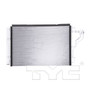 TYC Condenser 4959 for 2013-2015 Hyundai 2.0L 1.8L (Elantra GT)
