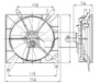 TYC Cooling Fan Assembly 600040 for 1990-1993 Honda 2.2L (Accord)