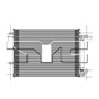 TYC Condenser 4361 for 2014-2018 Jeep 2.4L 3.2L (Cherokee)