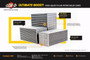 CSF Mega Water/Air Bar & Plate Intercooler Core | 12in L x 21in H x 6in W*Air-to-Water Bar & Plate Intercooler Core 12L x 12H x 6W