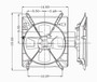 TYC Cooling Fan Assembly 610100 for 1997-1999 Toyota 2.2L (Camry, Solara)