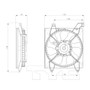 TYC Cooling Fan Assembly 601080 for 2006-2011 Hyundai 1.6L (Accent)