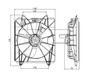 TYC Cooling Fan Assembly 600820 for 2007-2009 Honda 2.4L (CR-V)