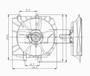 TYC Cooling Fan Assembly 600490 for 1999-2003 Mazda 1.6L 2.0L (Protege, Protege5)