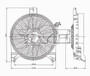 TYC Cooling Fan Assembly 610880 for 2004-2006 INFINITI/Nissan 5.6L (QX56, Armada, Pathfinder Armada, TITAN)