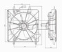 TYC Cooling Fan Assembly 600940 for 2004-2008 Acura 2.4L (TSX)