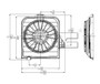 TYC Cooling Fan Assembly 610390 for 2001-2005 Chrysler/Dodge 3.3L 3.8L (Town & Country, Voyager, Caravan, Grand Caravan)