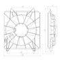TYC Cooling Fan Assembly 611430 for 2013-2017 Honda 3.5L (Accord)