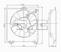 TYC Cooling Fan Assembly 610450 for 1996-2000 Toyota 2.0L (RAV4)