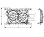 TYC Cooling Fan Assembly 622160 for 2008-2015 Scion 2.4L (xB)