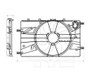 TYC Cooling Fan Assembly 622890 for 2011-2017 Buick/Chevrolet 2.4L 1.4L (Verano, Cruze, Cruze Limited)