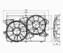 TYC Cooling Fan Assembly 621610 for 2004-2007 Saturn 3.5L (Vue)