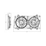 TYC Cooling Fan Assembly 623250 for 2014-2018 Mazda 2.5L 2.0L (3)