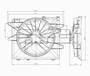 TYC Cooling Fan Assembly 621070 for 2005-2014 Ford 3.7L 4.0L (Mustang)