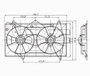 TYC Cooling Fan Assembly 620400 for 2002-2006 Toyota 2.4L (Camry)