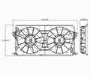 TYC Cooling Fan Assembly 621440 for 2006-2011 Buick/Cadillac 3.8L 3.9L (Lucerne, DTS)
