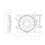 TYC Cooling Fan Assembly 622580 for 2011-2015 Hyundai/Kia 1.8L 2.0L (Elantra, Elantra Coupe, Elantra GT, Forte)