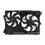 TYC Cooling Fan Assembly 622780 for 2010-2012 Ford/Lincoln 3.5L 2.0L (Explorer, Flex, MKT)