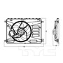 TYC Cooling Fan Assembly 623790 for 2008-2018 Volvo 2.0L 3.2L (S60, S60 Cross Country, S80, V60)