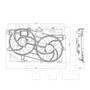 TYC Cooling Fan Assembly 622040 for 2007-2015 Ford/Lincoln 3.5L 3.7L (Edge, MKX)