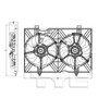 TYC Cooling Fan Assembly 623490 for 2013-2021 Chevrolet/Nissan 2.0L (City Express, NV200)