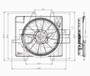 TYC Cooling Fan Assembly 621240 for 2006-2010 Chrysler 2.4L (PT Cruiser)