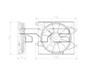 TYC Cooling Fan Assembly 622240 for 2010-2011 Kia 1.6L (Soul)