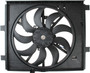 TYC Cooling Fan Assembly 622960 for 2011-2017 Nissan 1.6L (Juke)