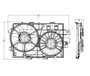 TYC Cooling Fan Assembly 622300 for 2008 Chevrolet/Pontiac 3.6L (Equinox, Torrent)