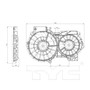 TYC Cooling Fan Assembly 622710 for 2005-2011 Audi 3.2L 3.0L (A6, A6 Quattro)