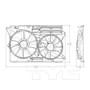 TYC Cooling Fan Assembly 623570 for 2013-2019 Ford 2.3L 3.5L (Explorer, Police Interceptor Utility)